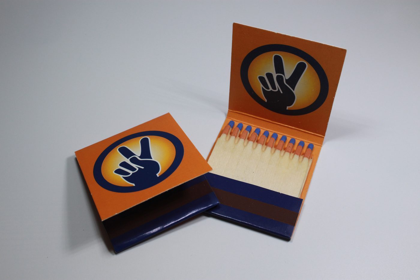 Printed matchbooks with custom covers